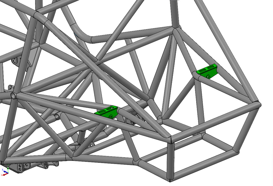 Rear Upper Shock Mount - Trail Series