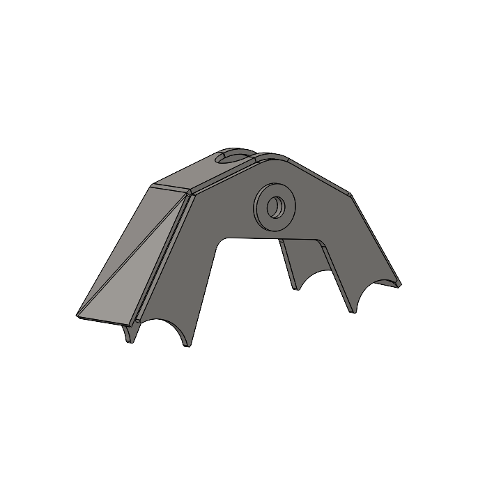 Long Travel Rear Upper Shock Mount - Trail Series